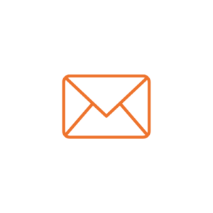 illustration d'une enveloppe en couleur orange